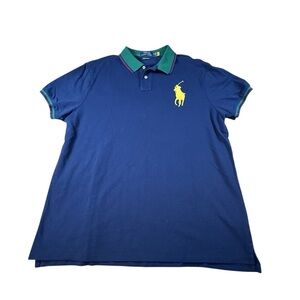Polo Ralph Lauren BIG PONY LOGO Classic Polo Shirt Mens XXL TTG